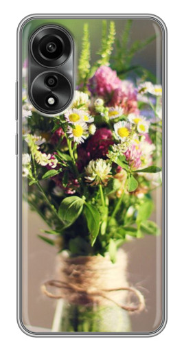 Чехол с картинкой "Букет полевых цветов" для OPPO A78 (4G)