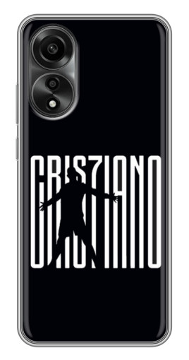 Силиконовый чехол с изображением "Cristiano" для OPPO A78 (4G)