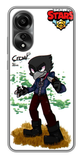 Чехол с печатью "Crow" для OPPO A78 (4G)