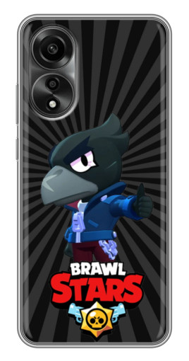 Чехол с печатью "Crow Brawl Stars" для OPPO A78 (4G)