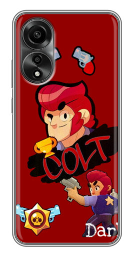 Чехол с печатью "Dark Colt" для OPPO A78 (4G)