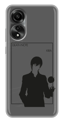 Чехол с принтом "Death Note Кира" для OPPO A78 (4G)