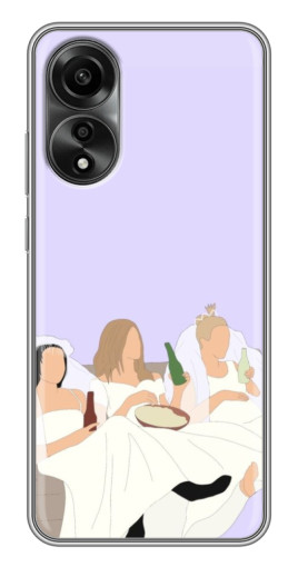 Чехол с картинкой "Девушки Друзья" для OPPO A78 (4G)