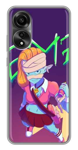 Чехол с печатью "EMZ модная" для OPPO A78 (4G)