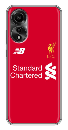 Чехол с картинкой "Форма Liverpool" для OPPO A78 (4G)