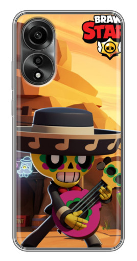 Чехол с печатью "Гитарист Poco" для OPPO A78 (4G)