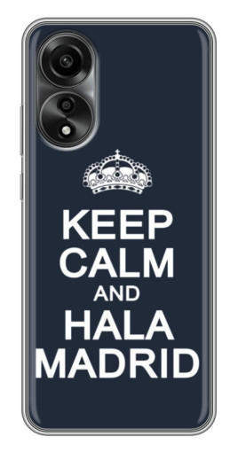 Чехол с печатью "Hala Madrid" для OPPO A78 (4G)