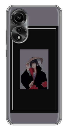 Силиконовый чехол с изображением "Итачи в рамке" для OPPO A78 (4G)
