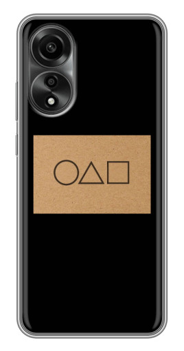 Чехол с картинкой "Карточка Кальмара" для OPPO A78 (4G)
