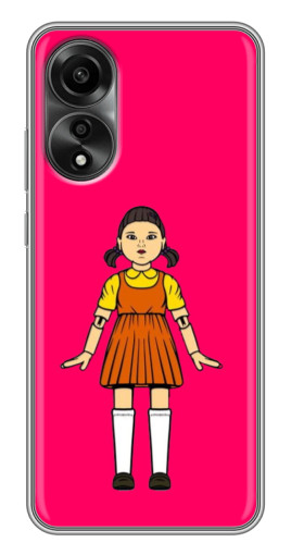 Силиконовый чехол с изображением "Кукла" для OPPO A78 (4G)