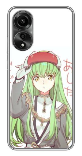 Силиконовый чехол с изображением "Курису" для OPPO A78 (4G)