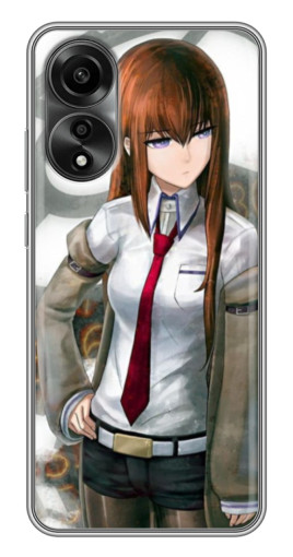 Силиконовый чехол с изображением "Курису математик" для OPPO A78 (4G)