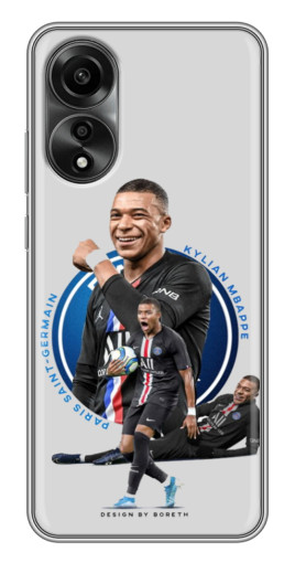 Чехол с картинкой "Kylian Mbappe" для OPPO A78 (4G)