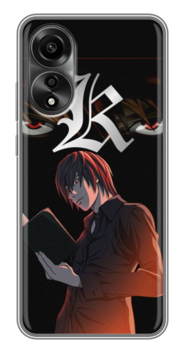 Чехол с печатью "Лайт Ягами Death Note" для OPPO A78 (4G)