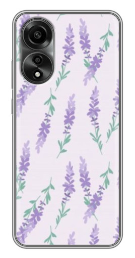 Чехол с принтом "Лавандовый фон " для OPPO A78 (4G)