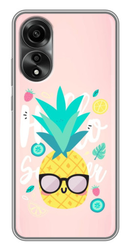 Чехол с принтом "Летний ананас" для OPPO A78 (4G)