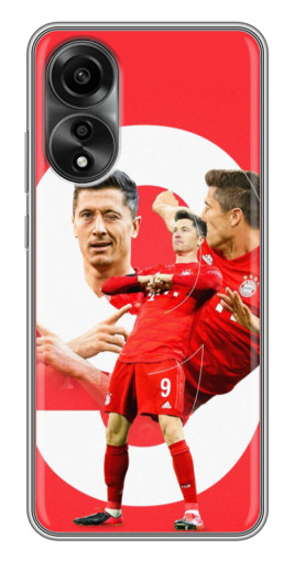 Чехол с принтом "Левандовски" для OPPO A78 (4G)