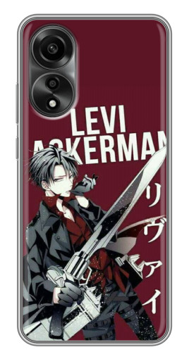 Чехол с печатью "levi Ackerman" для OPPO A78 (4G)