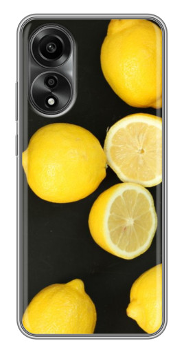 Чехол с печатью "Лимонный стиль" для OPPO A78 (4G)