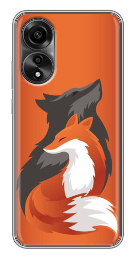 Чехол с картинкой "Лиса ART" для OPPO A78 (4G)