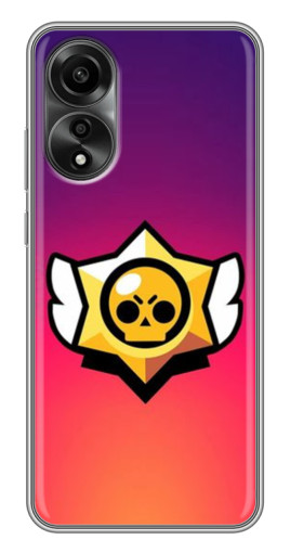 Чехол с печатью "Логотип Brawl Stars" для OPPO A78 (4G)
