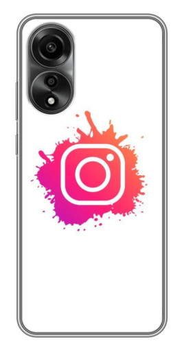Чехол с принтом "Логотип Инсты" для OPPO A78 (4G)