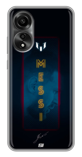 Чехол с печатью "Логотип Месси" для OPPO A78 (4G)