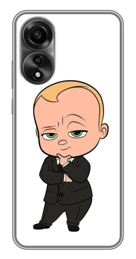 Силиконовый чехол с изображением "Маленький Босс" для OPPO A78 (4G)
