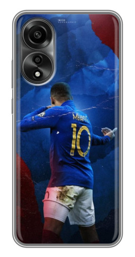 Чехол с печатью "Мбаппе в Франции" для OPPO A78 (4G)