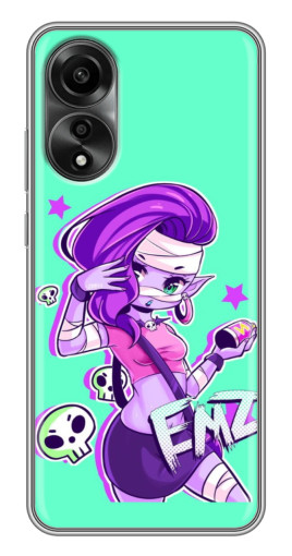 Чехол с картинкой "Милая Emz" для OPPO A78 (4G)