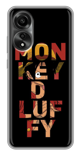 Чехол с картинкой "Monky d Luffy" для OPPO A78 (4G)