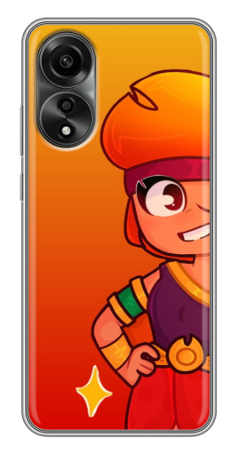 Чехол с печатью "Мультяшная Амбер" для OPPO A78 (4G)