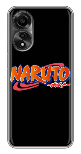 Чехол с картинкой "Надпись Naruto" для OPPO A78 (4G)
