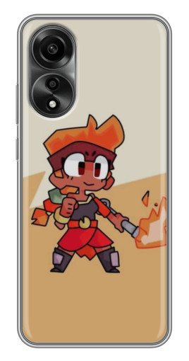 Чехол с печатью "Нарисованная Amber" для OPPO A78 (4G)