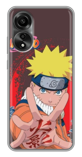 Чехол с принтом "Naruto атакует" для OPPO A78 (4G)