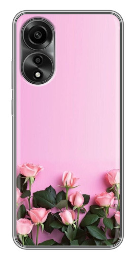 Чехол с картинкой "Нежные розы" для OPPO A78 (4G)