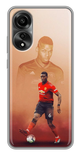 Чехол с принтом "Pogba с Манчестера" для OPPO A78 (4G)