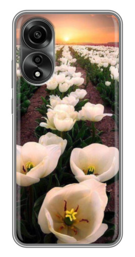 Чехол с печатью "Поле тульпанов " для OPPO A78 (4G)