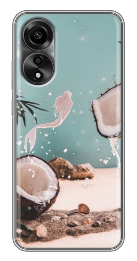 Чехол с печатью "Половинки кокоса" для OPPO A78 (4G)