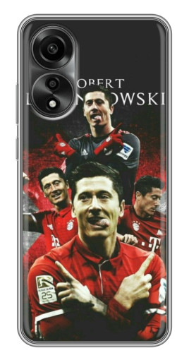 Чехол с печатью "Польский футболист" для OPPO A78 (4G)