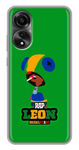 Чехол с принтом "RAP Leon" для OPPO A78 (4G)