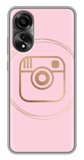 Чехол с печатью "розовый инстаграм" для OPPO A78 (4G)