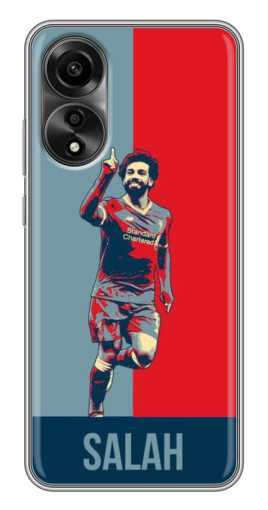 Силиконовый чехол с изображением "Salah" для OPPO A78 (4G)