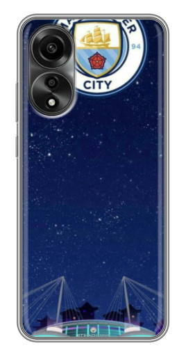 Чехол с печатью "Стадион Ман Сити" для OPPO A78 (4G)