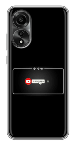 Чехол с картинкой "subscribed" для OPPO A78 (4G)