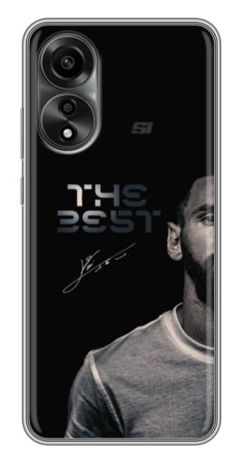 Чехол с принтом "The Best Messi" для OPPO A78 (4G)