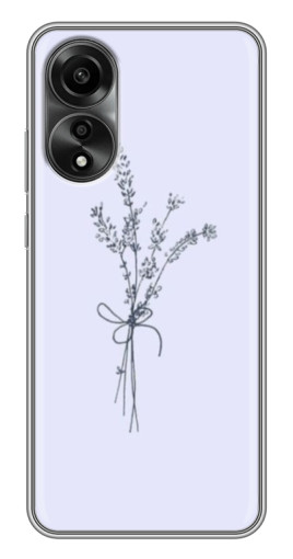 Силиконовый чехол с изображением "Веточки лаванды" для OPPO A78 (4G)