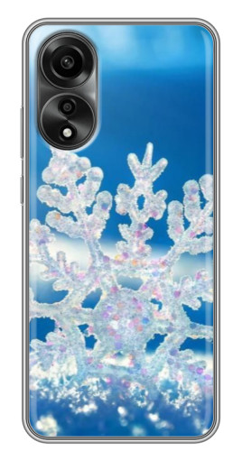 Чехол с картинкой "Яркая снежинка" для OPPO A78 (4G)