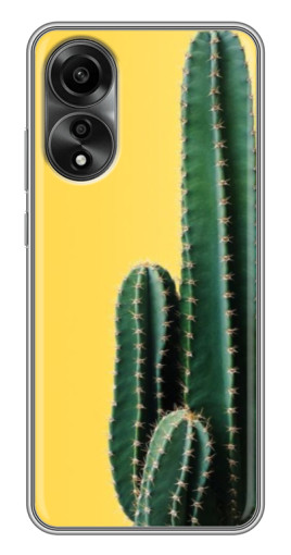 Чехол с картинкой "Яркий кактус" для OPPO A78 (4G)