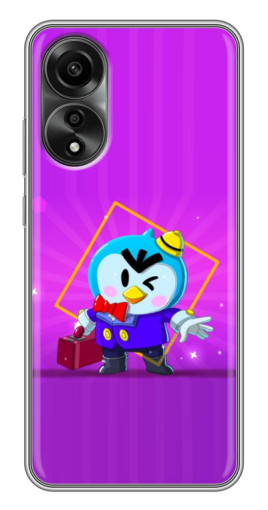 Чехол с принтом "Яркий пингвин" для OPPO A78 (4G)